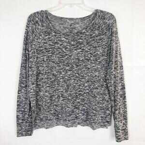 American Eagle Soft & Sexy Marled Long Sleeve Top Size M